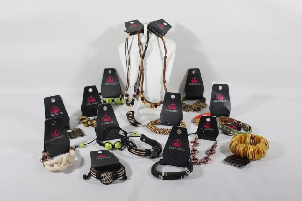 Lot of Costume Jewelry - Bracelets & Necklaces: Paparazzi Brand - New w/ Tags Good overall as pictured