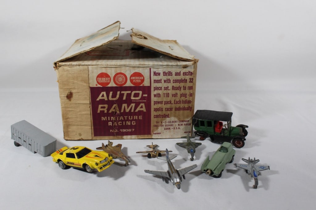 Vtg Gilbert  Auto Rama & Diecast Cars & Planes (1 of 3)
