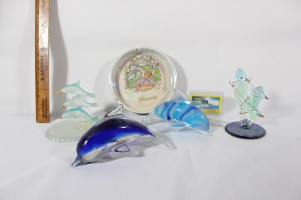 Assorted Ceramic Dolphin Figurines (1 of 5)