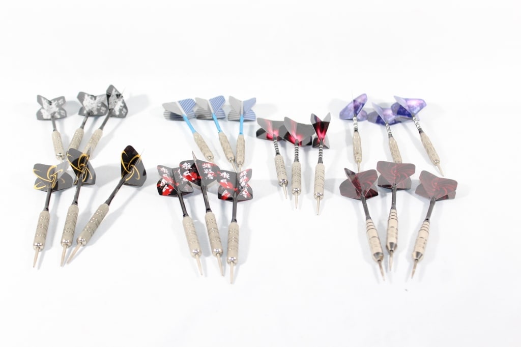 Seven Sets of Three Steel Tipped Darts (1 of 5)
