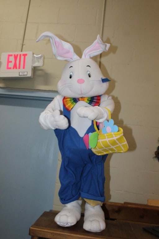 Large stuffed Easter bunny boy (1 of 2)