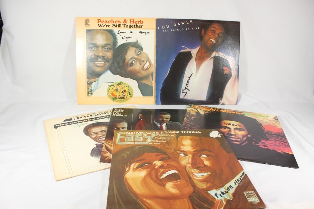 Albums - Lou Rawls, Bob Marley etc.: Good overall as pictured