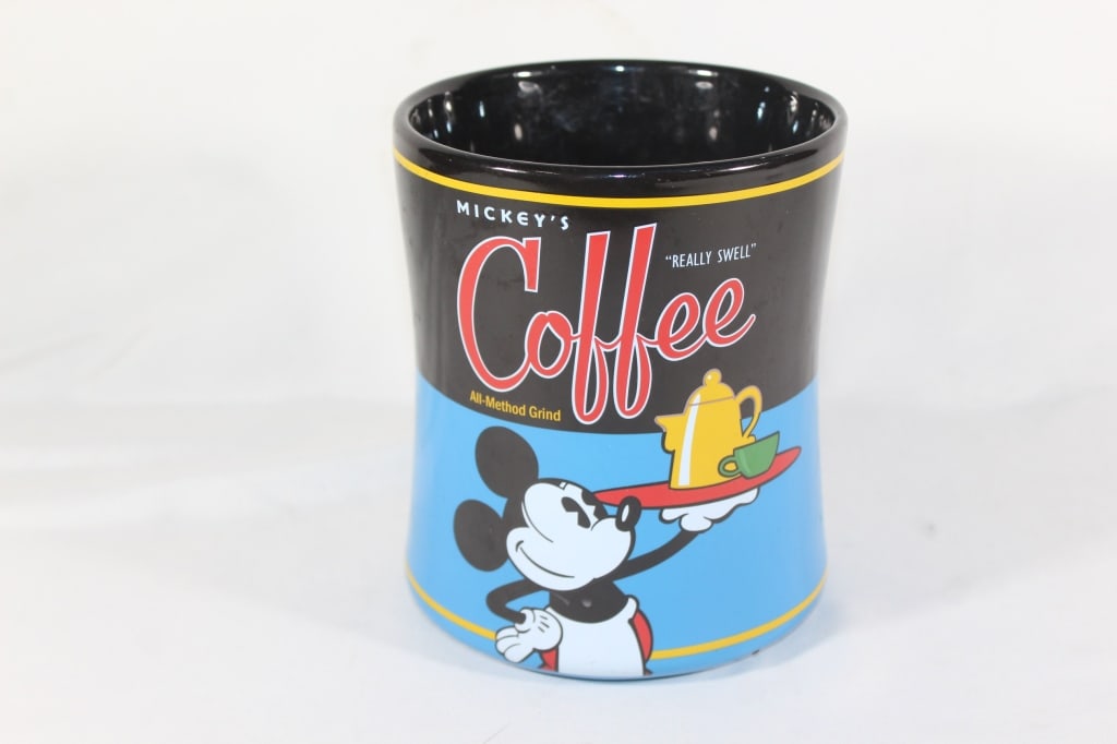 Disney Mickey Mouse Coffee Canister - no Lid: good overall as pictured