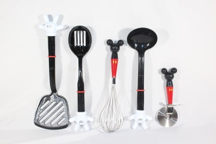 Lot Disney Mickey Mouse Kitchen Utensils