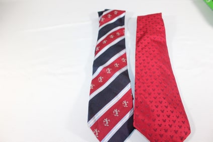 Pair of Disney Mickey Mouse Men's Ties