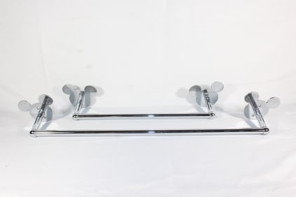 Lot of 2 - Mickey Mouse Disney Metal Towel Holders
