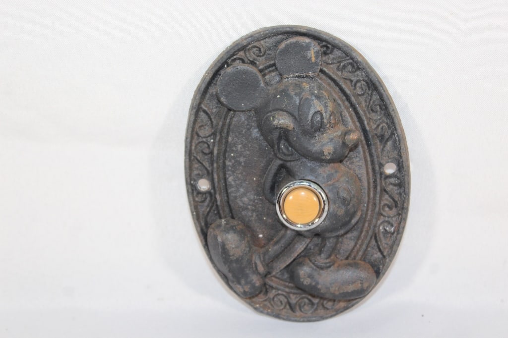Cast Iron Mickey Mouse Doorbell (1 of 3)