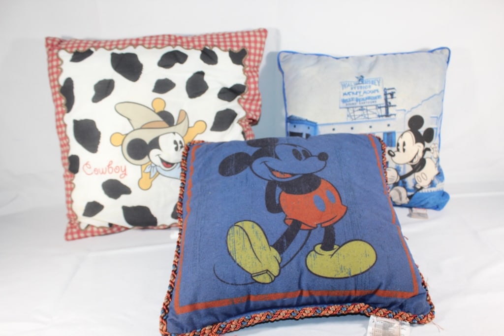 Trio of Disney Pillows: good overall as pictured