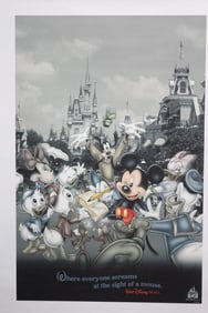 Walt Disney World Mickey Mouse Poster