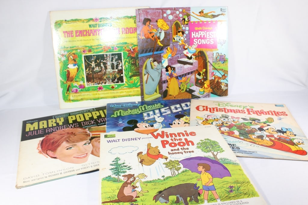 6 Disney Albums - Tiki Room, Winnie the Pooh etc (1 of 4)