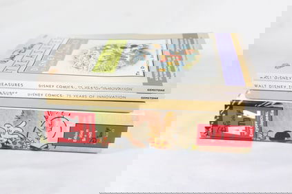 4 Disney Books Encyclopedia, Blank Notepad, Comics