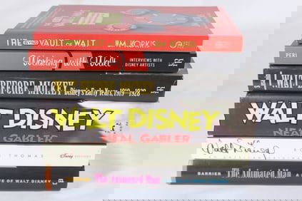 Walt Disney Lot of Biography Books