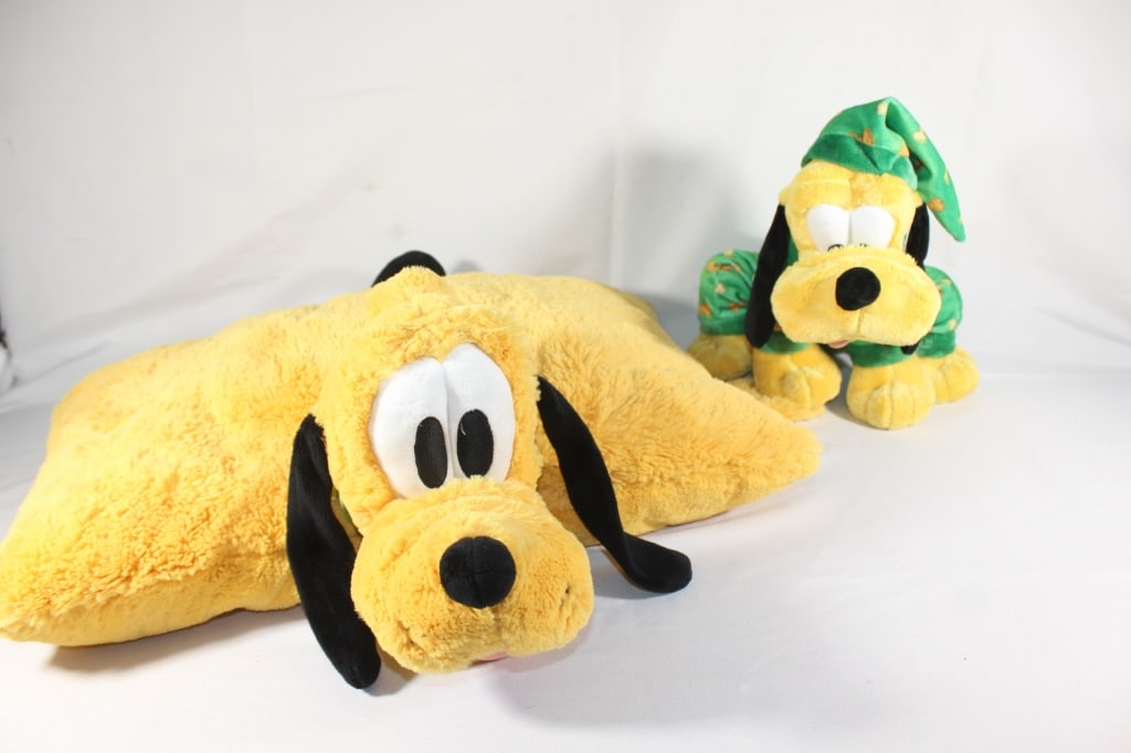 Lot of Disney Pluto Plushies - Pillow and PJs: good overall as pictured