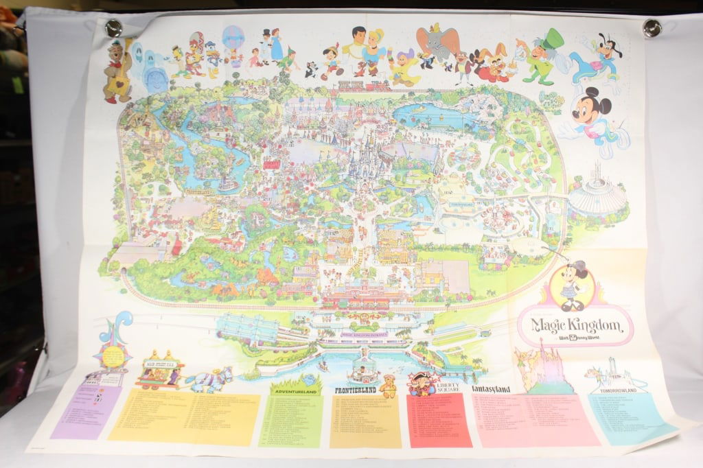1985 Magic Kingdom Folding Map (1 of 7)