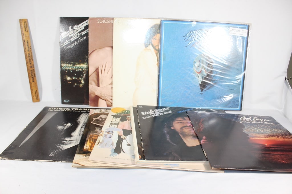 Large lot of VTG records Barbara Streisand etc (1 of 3)