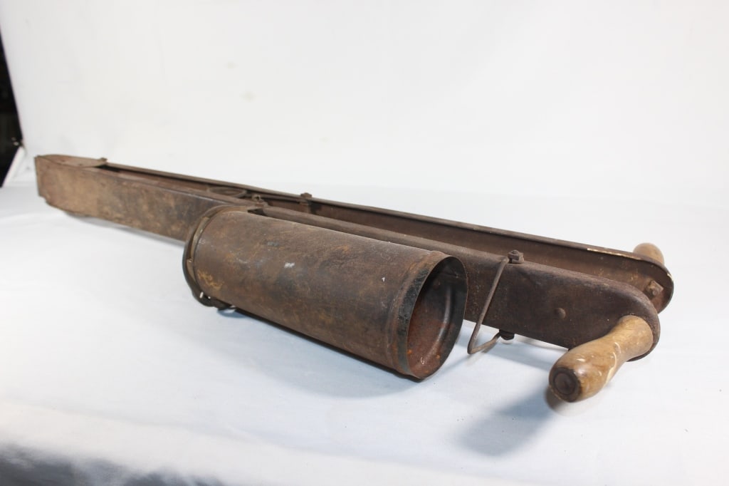 Antique Metal Hand Corn/Bean Seed Planter (1 of 3)