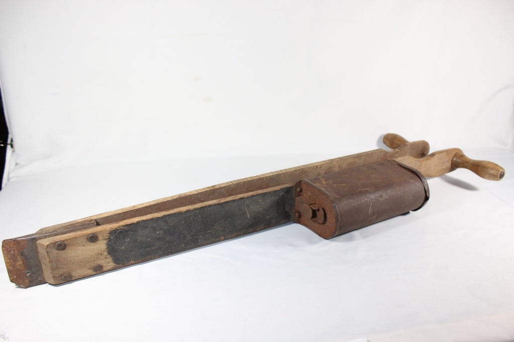 Antique Metal Hand Corn/Bean Seed Planter (1 of 4)