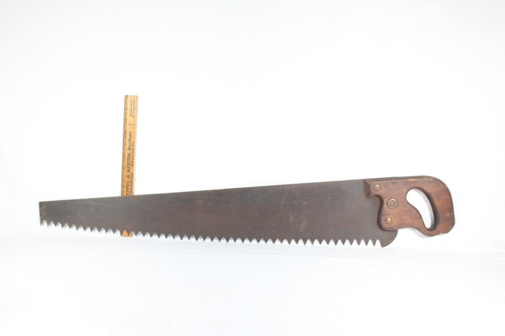 Warranted Superior antique saw: Good overall as pictured