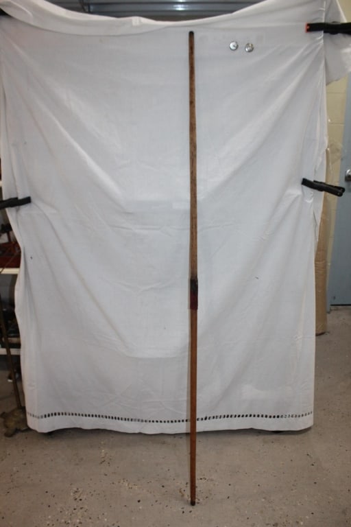 Antique wooden long bow (1 of 3)