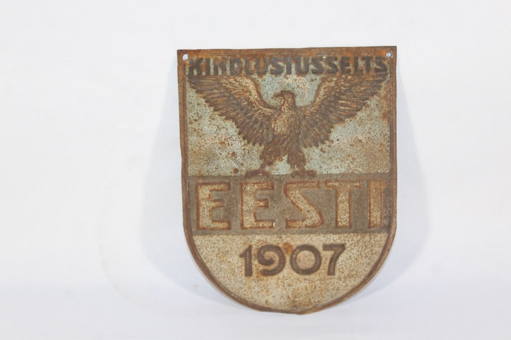 Vintage Fire Mark - 1907 EESTI (1 of 3)