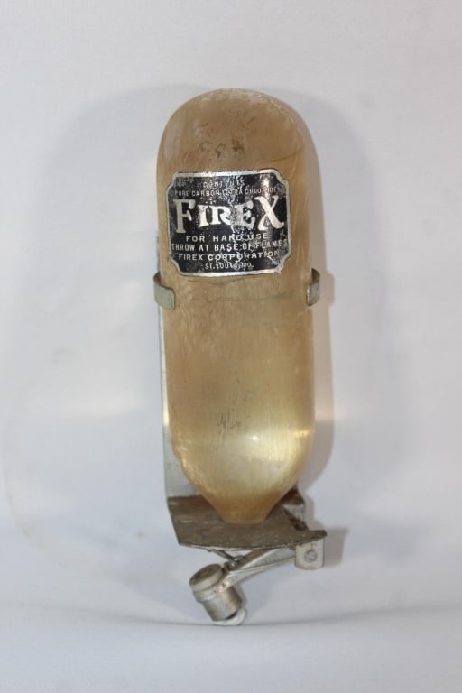 Antique FireX w/Bracket Fire Grenade, Extinguisher (1 of 3)