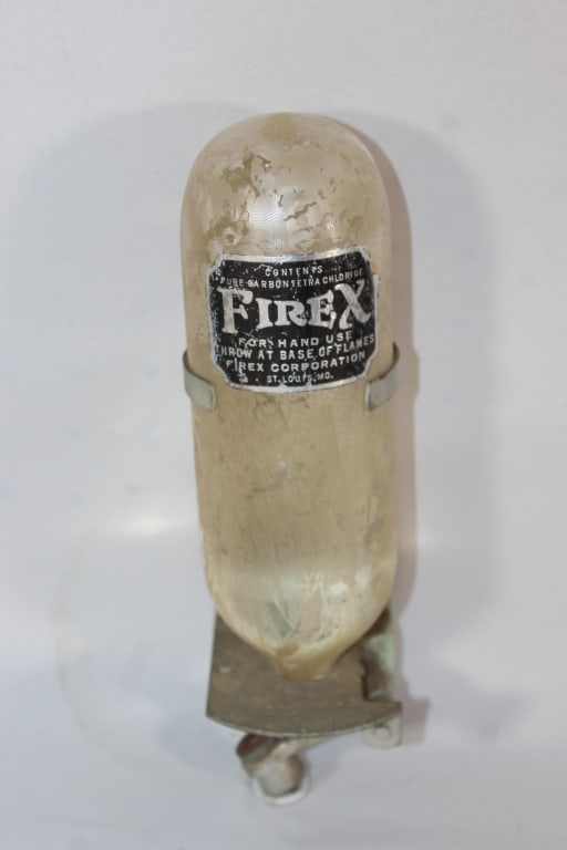 Antique FireX w/Bracket Fire Grenade, Extinguisher (1 of 3)