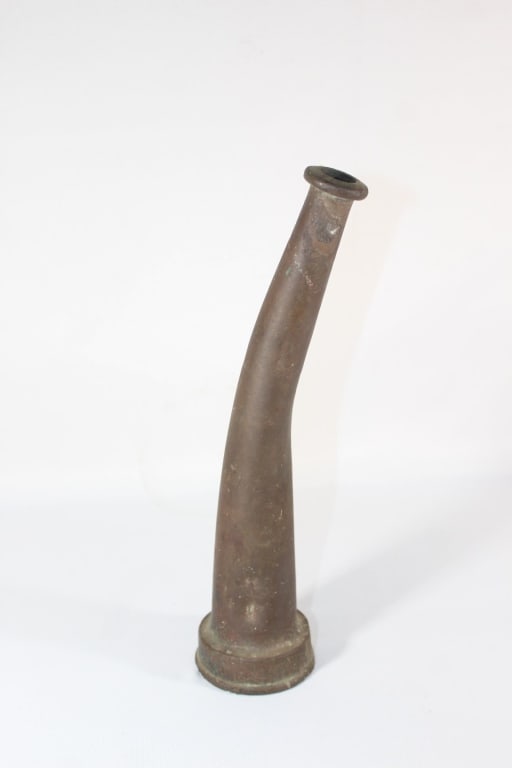 Antique Large Brass Fire Hose Nozzle (1 of 3)