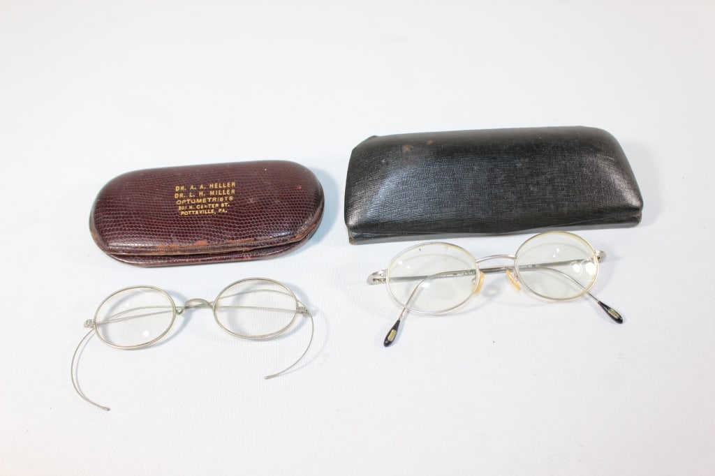 Vintage Polo Glasses, Antique Glasses: Good overall as pictured