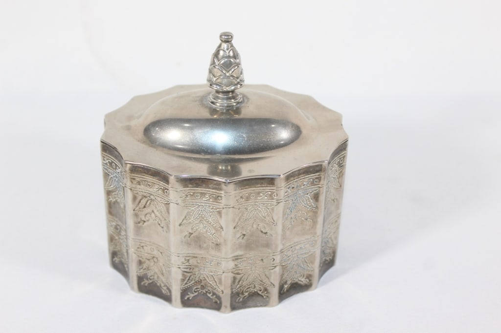 Godinger 1991 Silverplate Trinket Box (1 of 3)