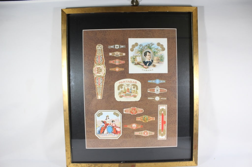 Framed Cigar Label Print - Partagas (1 of 3)