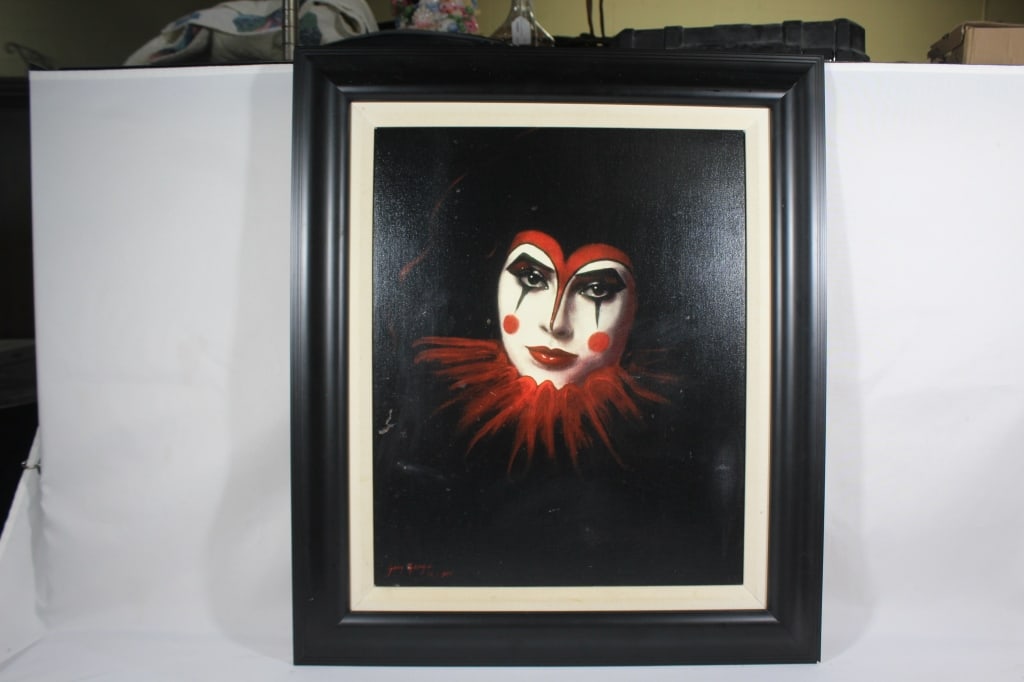 Gary S. George Signed Ltd. Ed. Giclee -Clown (1 of 4)