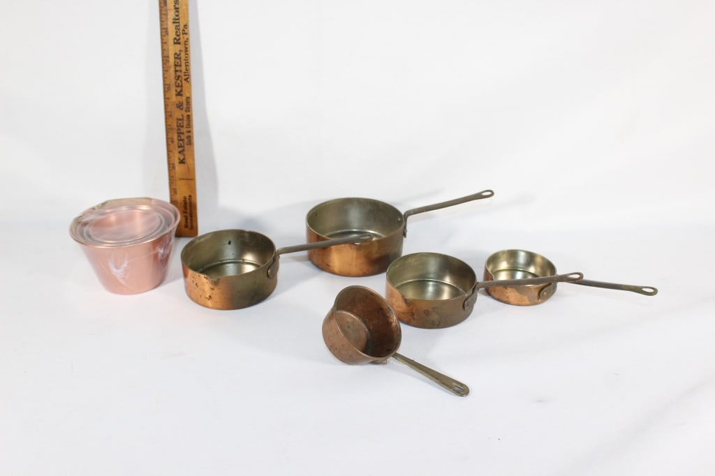 VTG Copper measuring cups,World Market copper cups (1 of 5)