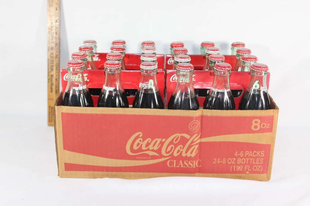 Large lot of glass Coca Cola bottles (1 of 3)