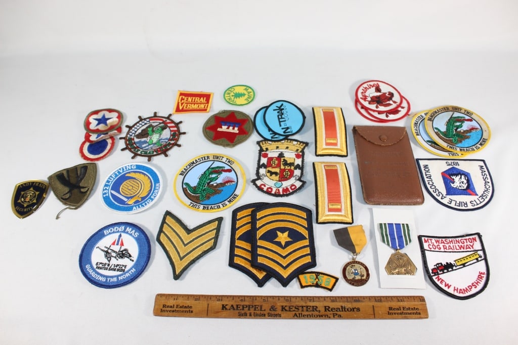 Large lot of misc patches: Good overall as pictured