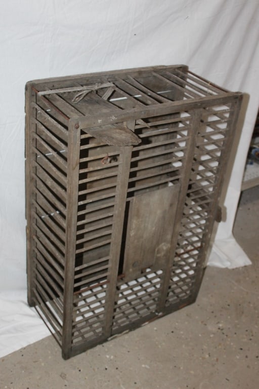 Vintage Wood Large Crab/Lobster Trap (1 of 3)