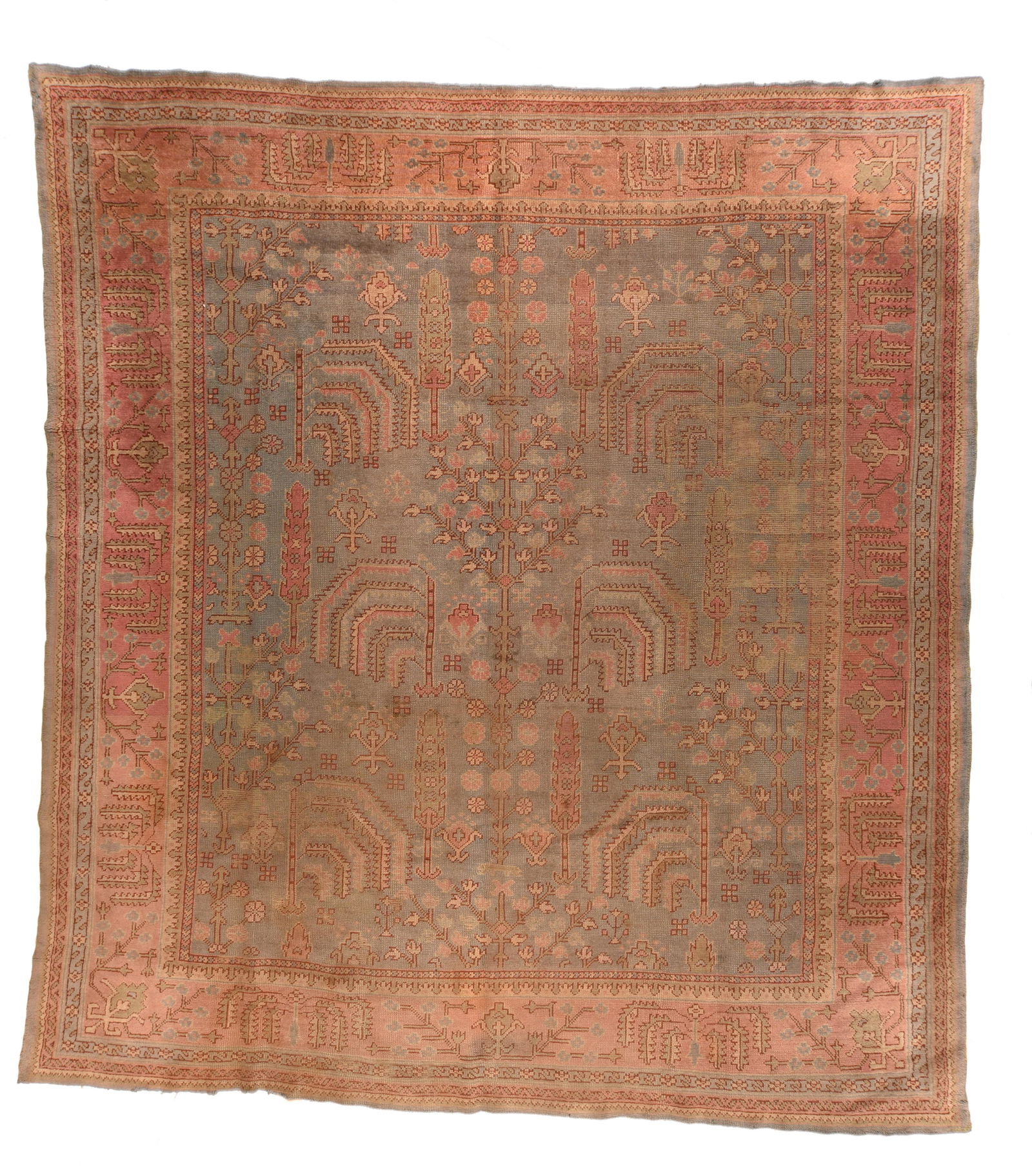 Fine Antique Turkish Oushak Rug (1 of 3)