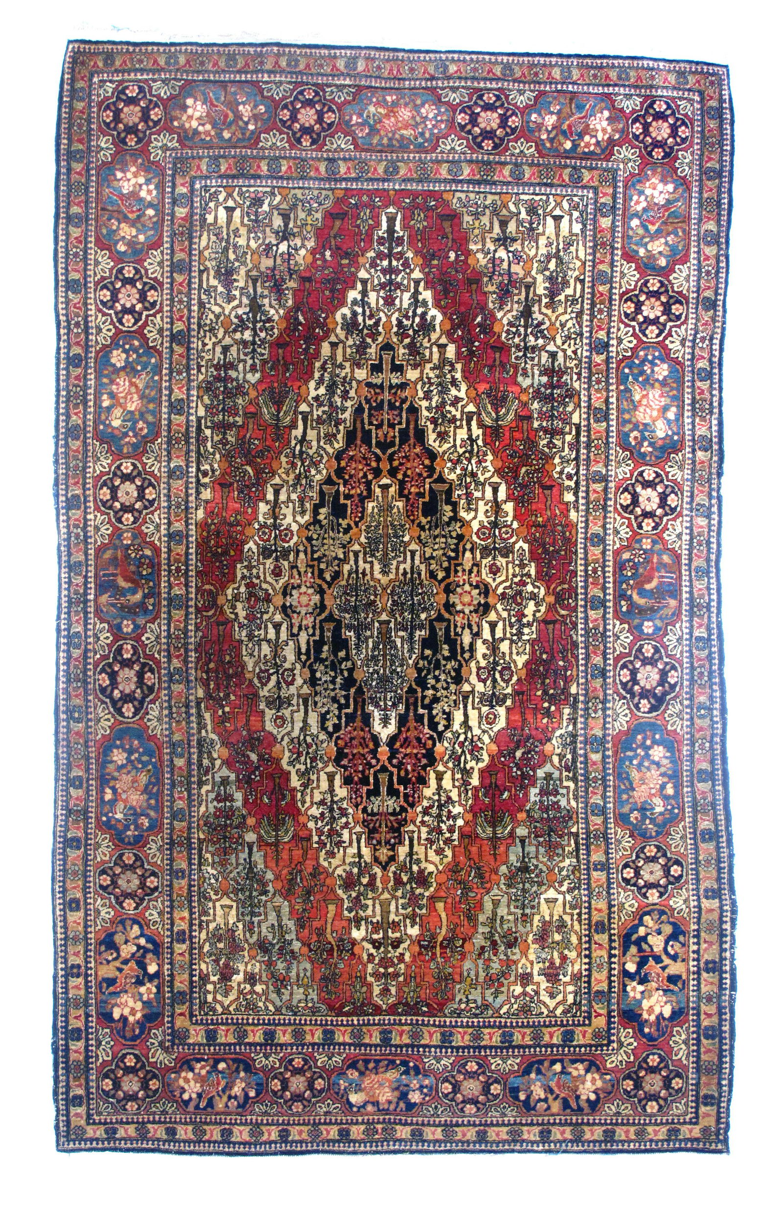 Extermely Fine Antique Mohtasham Persian Kashan (1 of 3)