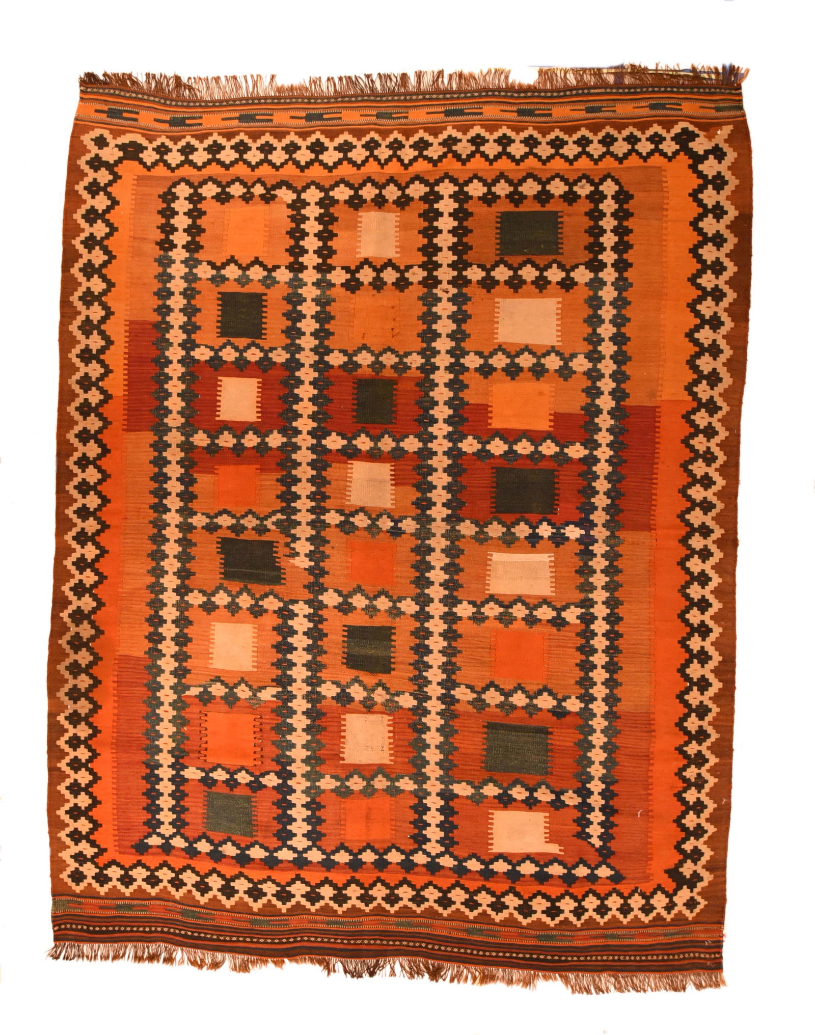 Fine antique persian tribal flat weave kilim (1 of 3)