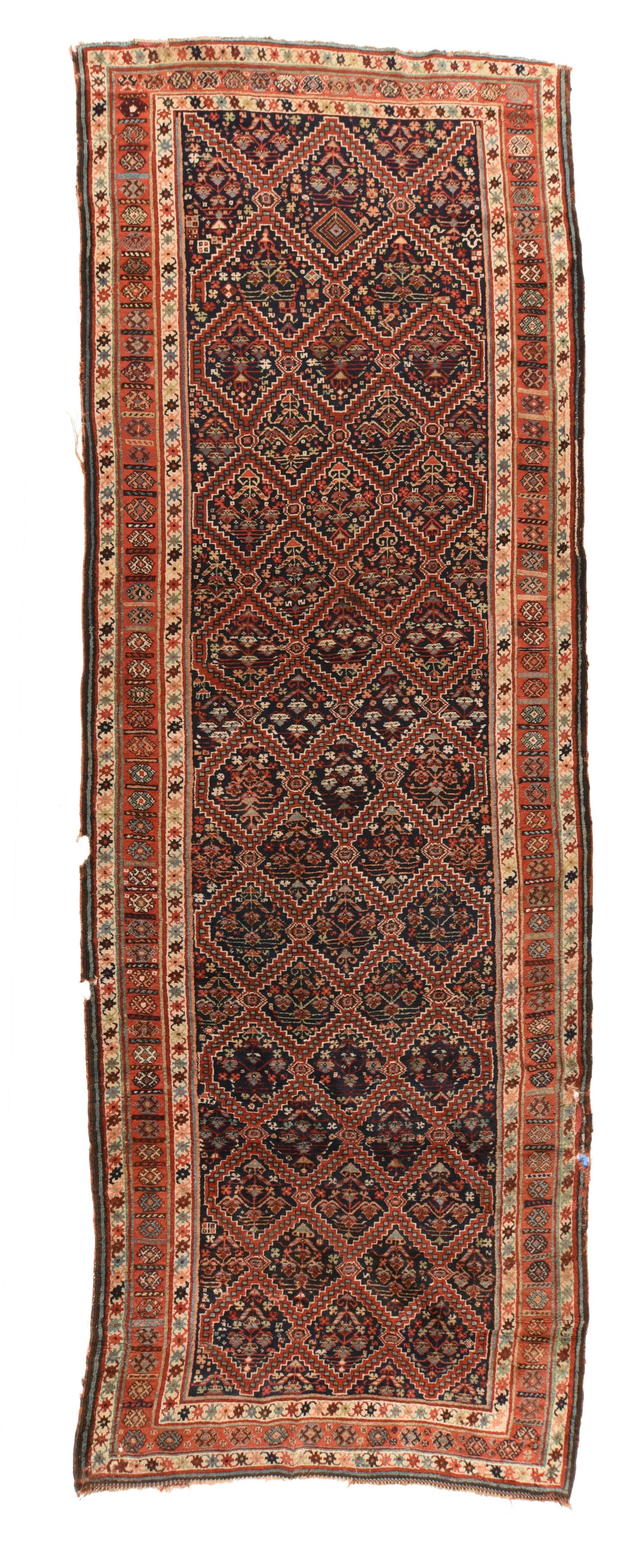 Antique Persian Lori Tribal, 4'7'' X 13'0'': Fine antique Persian Lori tribal rug 4'7'' x 13'0''For any additional information you may email us 24/7 at: info@finerugsny.com