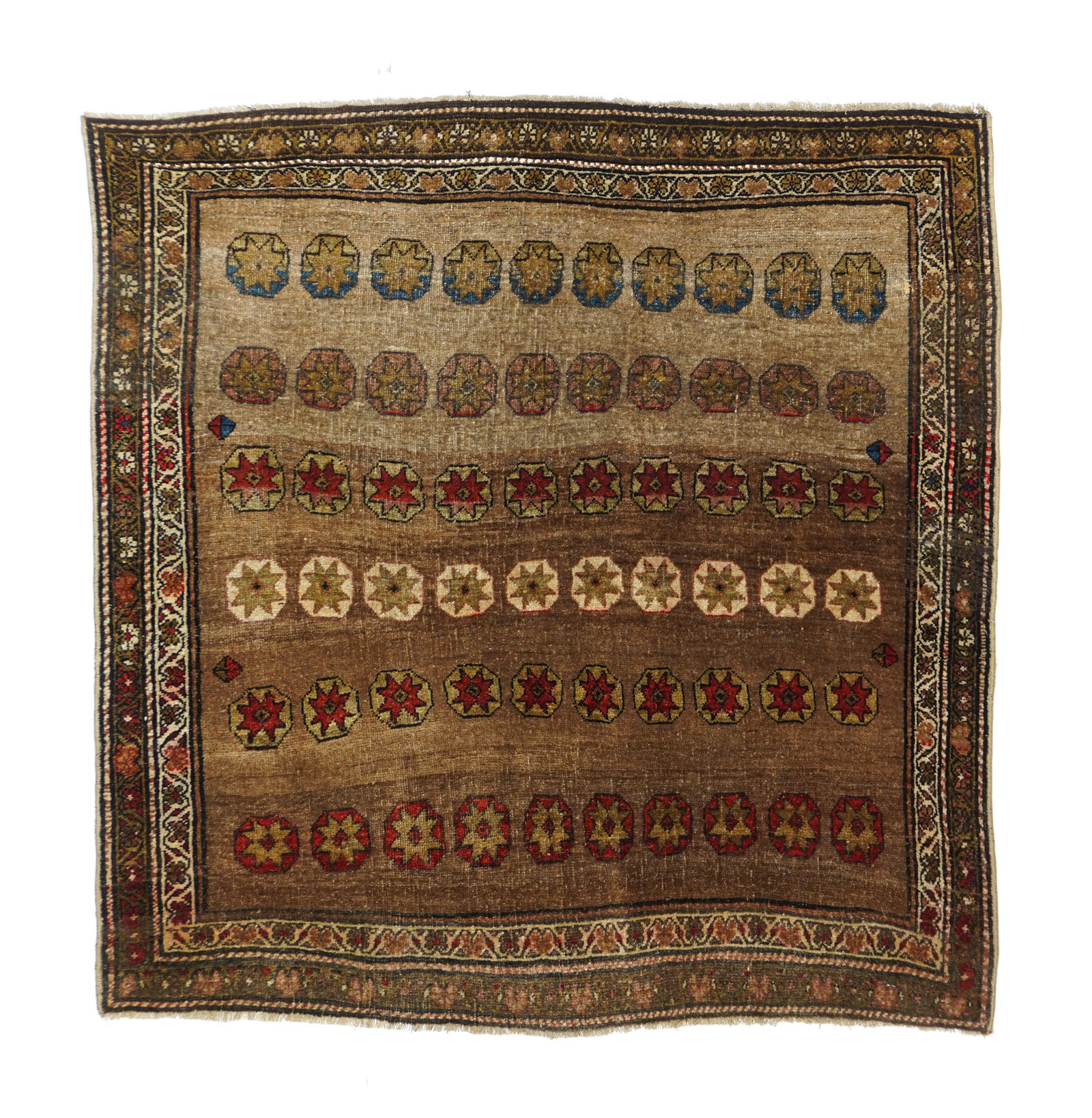 Antique Persian Bidjar, 3'10" x 7'9": Antique Persian Bidjar, 3'10" x 7'9"