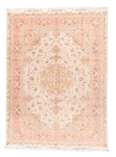 Extremely Fine Tabriz Rug, 8'3" x 11'4": Extremely Fine Persian Tabriz