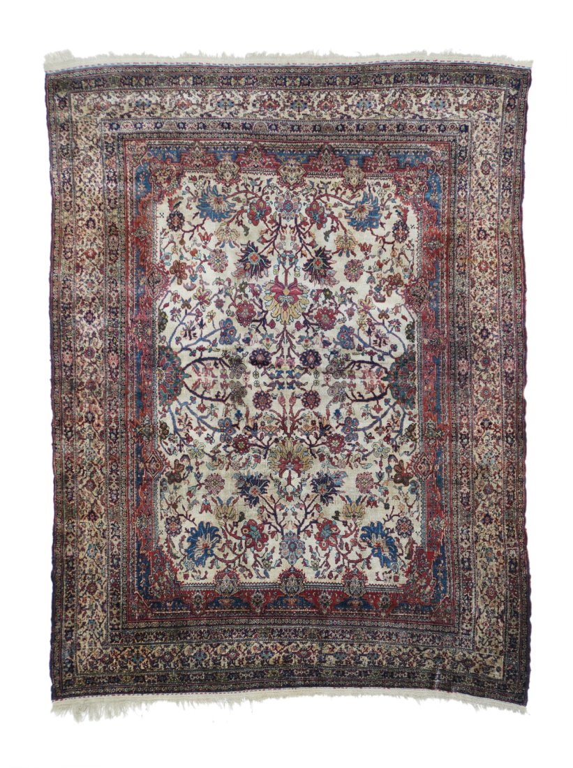 Antique Senneh Rug, 4'9" X 6'4" (1 of 6)