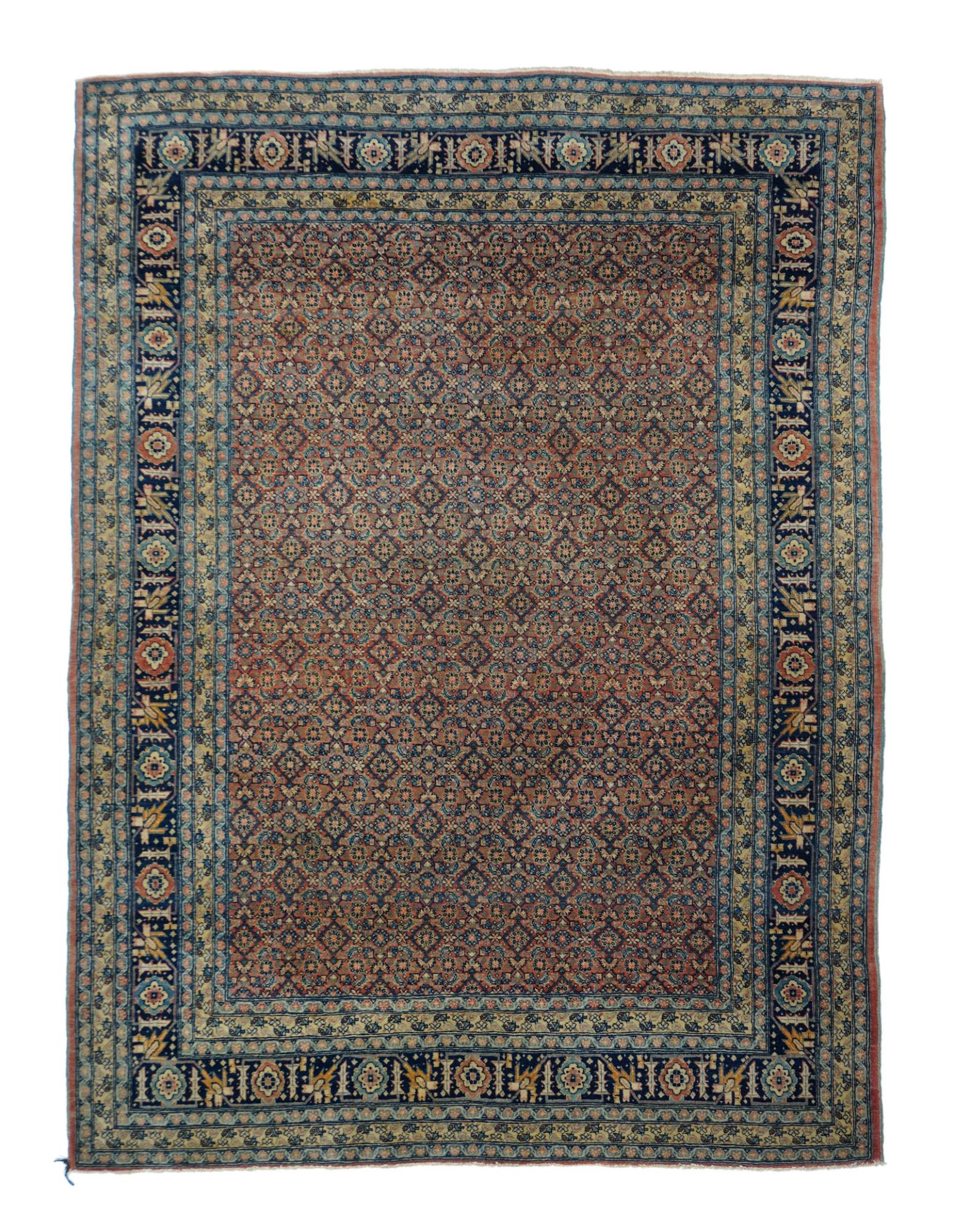 Antique Tabriz Rug, 4'8" x 6'3" ( 1.42 x 1.91 M) (1 of 4)