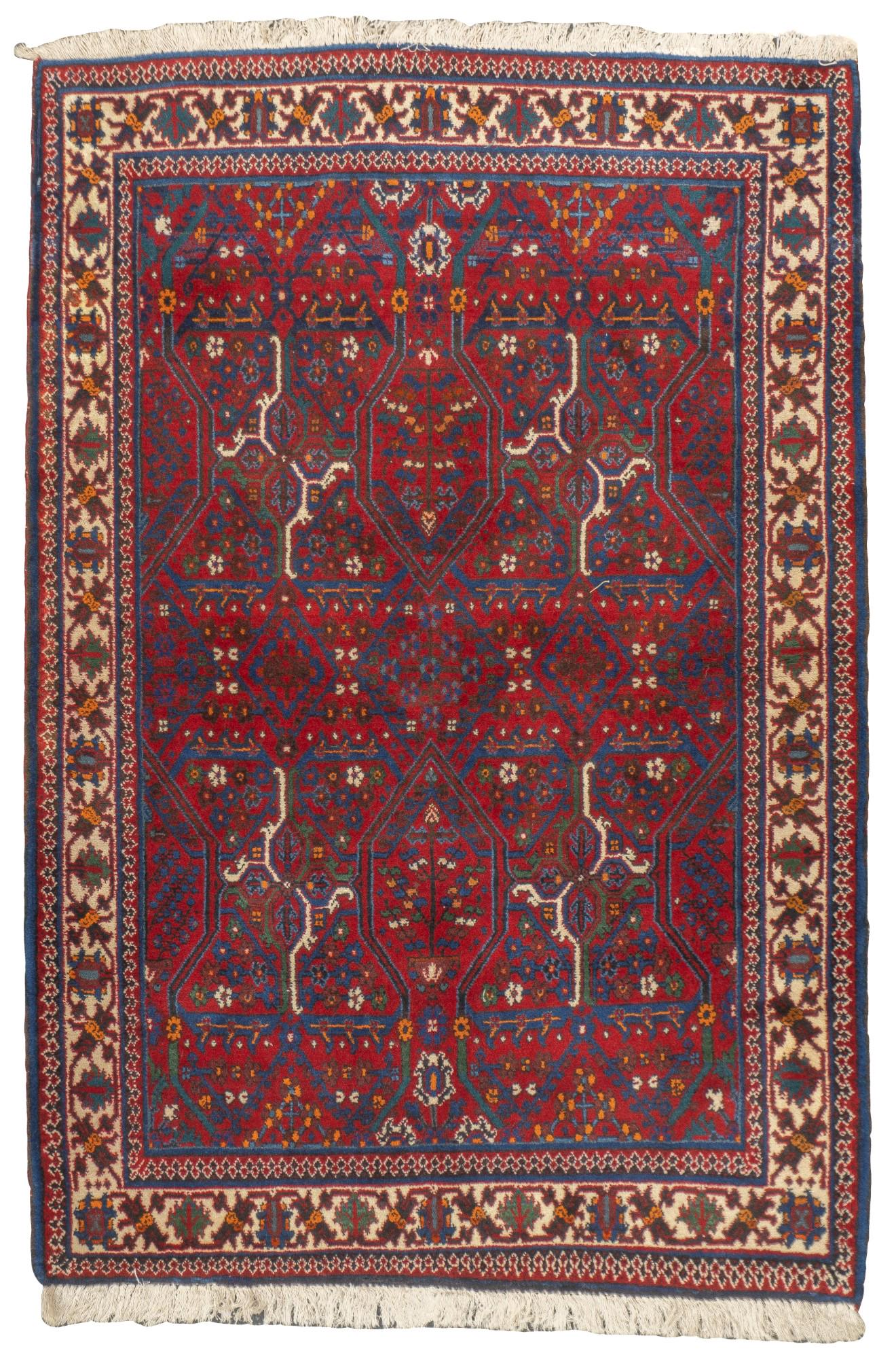 Vintage Joshaghan Rug, 3'7" x 5'4" (1.09 x 1.63 M) (1 of 1)