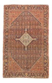 Antique Farahan Sarouk 4'1" x 6'8" (1.24 x 2.03 M)