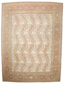 Antique Haji Jailli Tabriz 9'5" x 12'5" (2.87 x 3.78 M)
