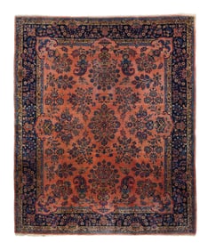 Antique Kashan 8'1" x 10' (2.46 x 3.05 M)