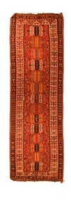 Kilim Rug 3'10" x 11'8" (1.16 x 3.55 M)
