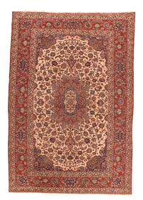 Isfahan Rug 7'3" x 10'6" (2.21 x 3.20 M)