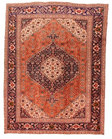 Tabriz Rug 7'4" x 9'7" (2.24 x 2.92 M)